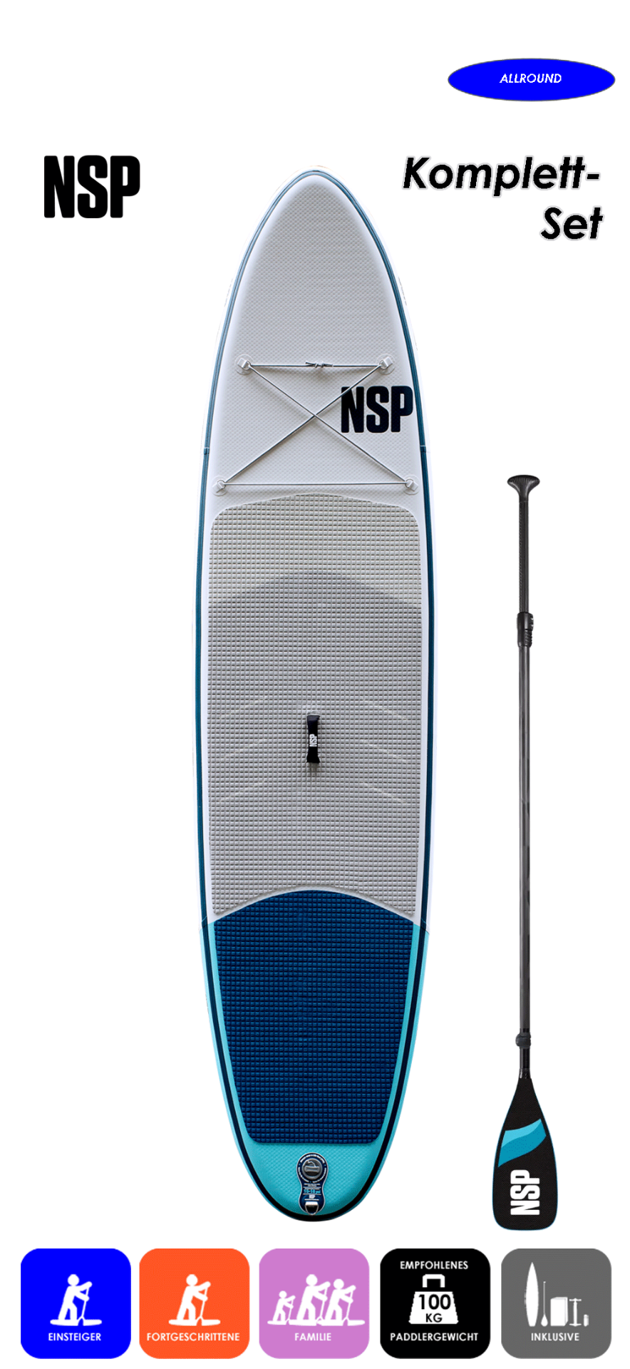 NSP Cruiser LT 11.0x32 mit Paddel