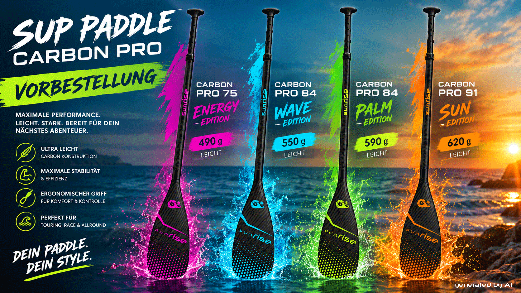 Coming soon - our paddle collection 2027